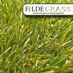 Miami Artificial Grass Side View with Logo