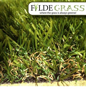 Stellar Artificial Grass Side View with Logo