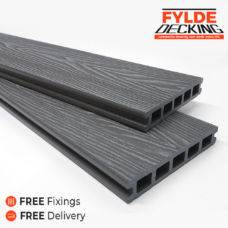 3.6m grey composite decking