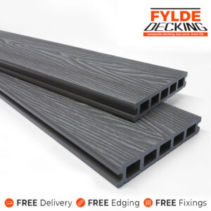 slate grey composite decking