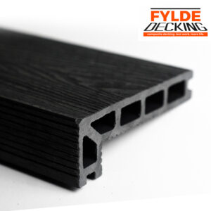 black step composite decking