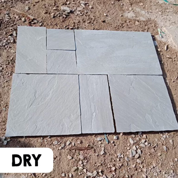 kandla grey sandstone slab dry