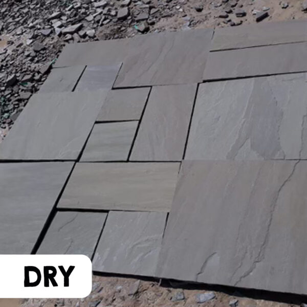 raj blend sandstone slab dry