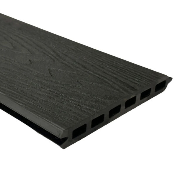composite fencing slatted Black