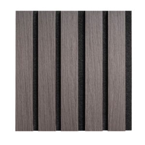 black acoustic panelling