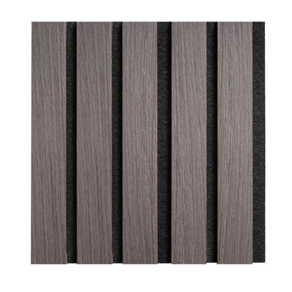black acoustic panelling