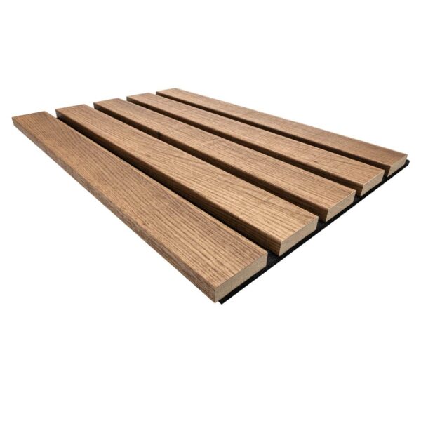 dark oak acoustic panelling 2