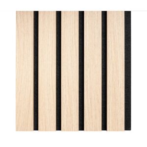 light oak acoustic panelling 1