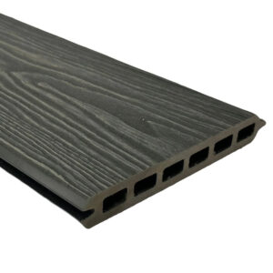 composite fencing slatted grey