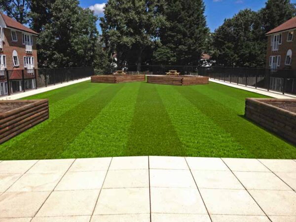 soft stripe artificial grass 5