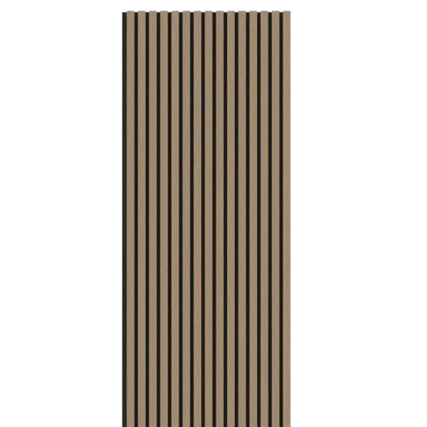 smoked oak thin acoustic panelling 2