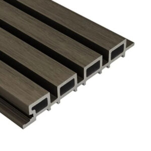 slatted cladding walnut