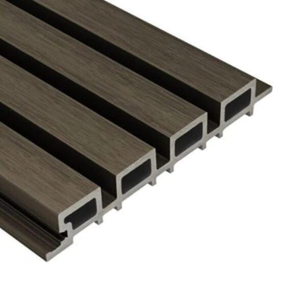 slatted cladding walnut