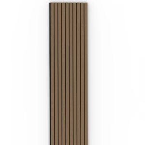 walnut wide acoustic panelling