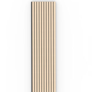 washed oak wide acoustic panelling