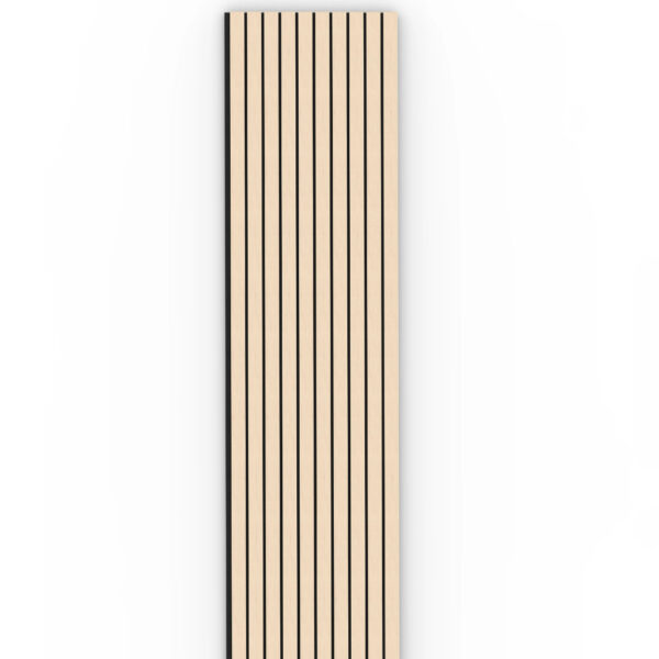 washed oak wide acoustic panelling